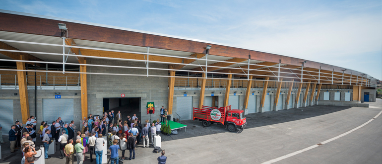 Inauguration de l'entrepôt C du Marché Matinal